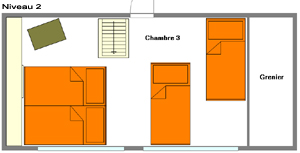 chalet a louer- plan du mazot